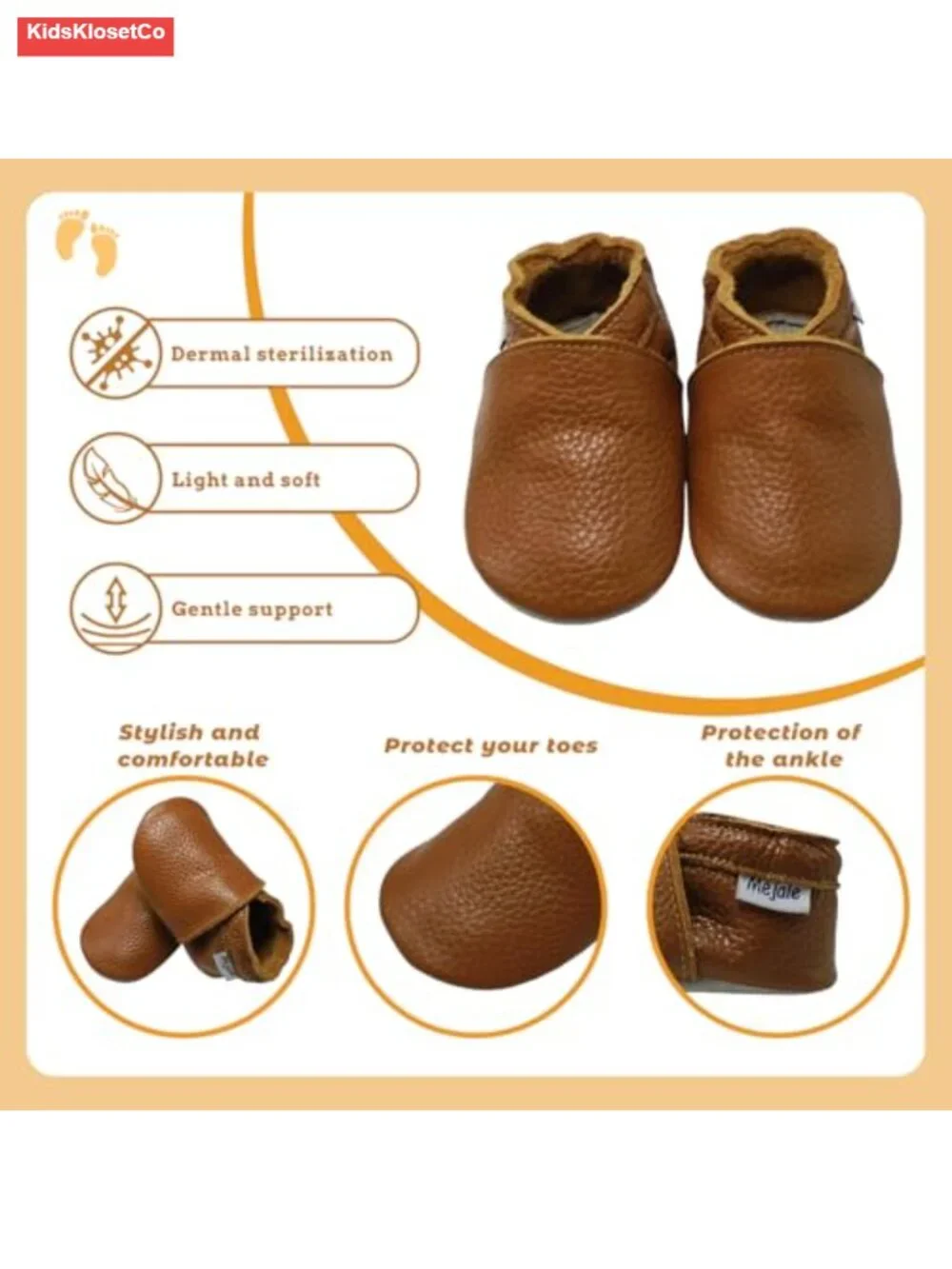 Genuine Suede Leather Slip-On Mocc for Baby Pre-Walkers Soft Sole Toddler Shoes